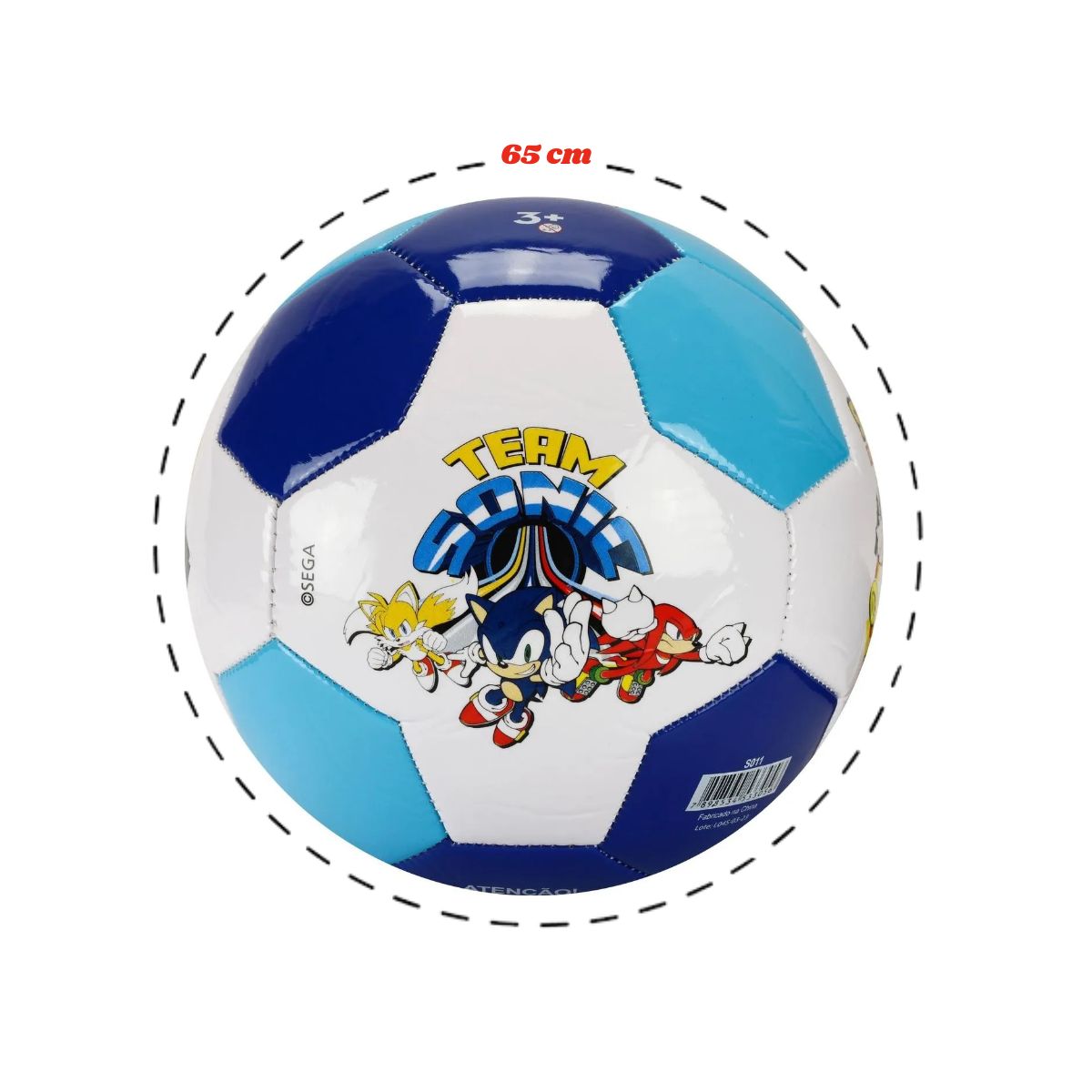 Bola De Futebol Sonic The Hedgehog - Bbr Toys Bola De Futebol Sonic The Hedgehog - Bbr Toys